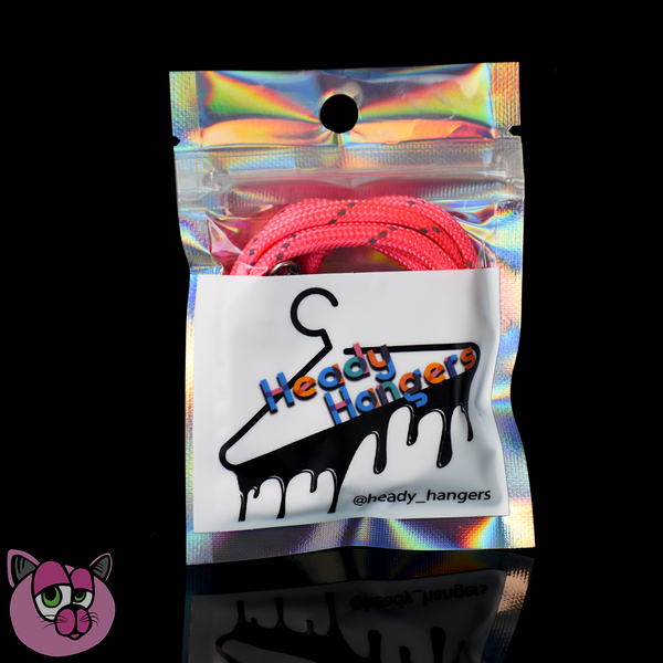 Heady Hangers Pendant Cord - Spotted Neon Pink
