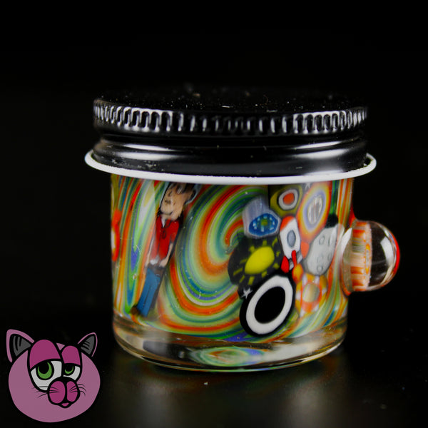 Slick Rick Glass Linework Millie Jar