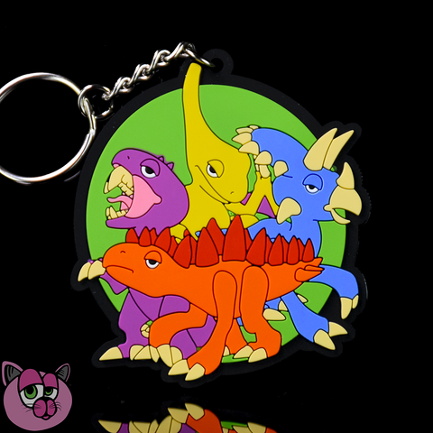 Elbo Supply Keychain - Dino Friends