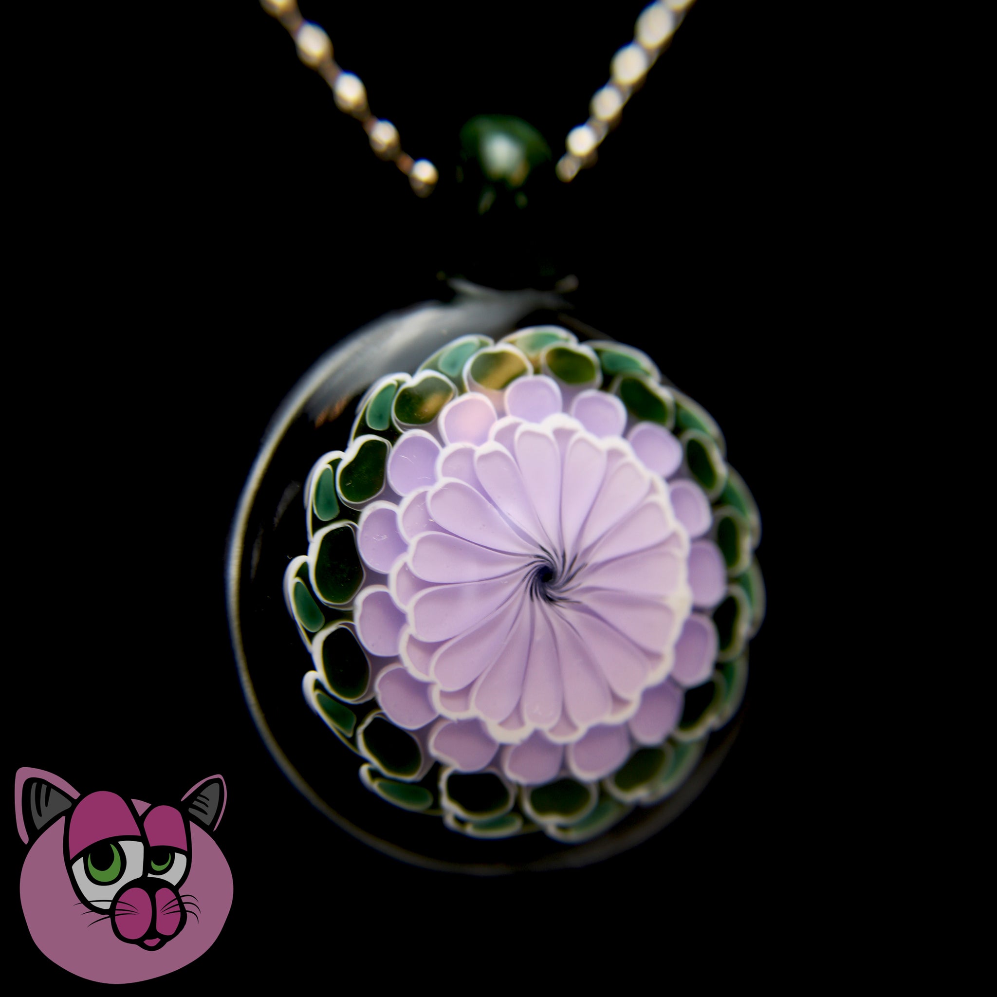 WR Glass Solid Dotstack Pendant