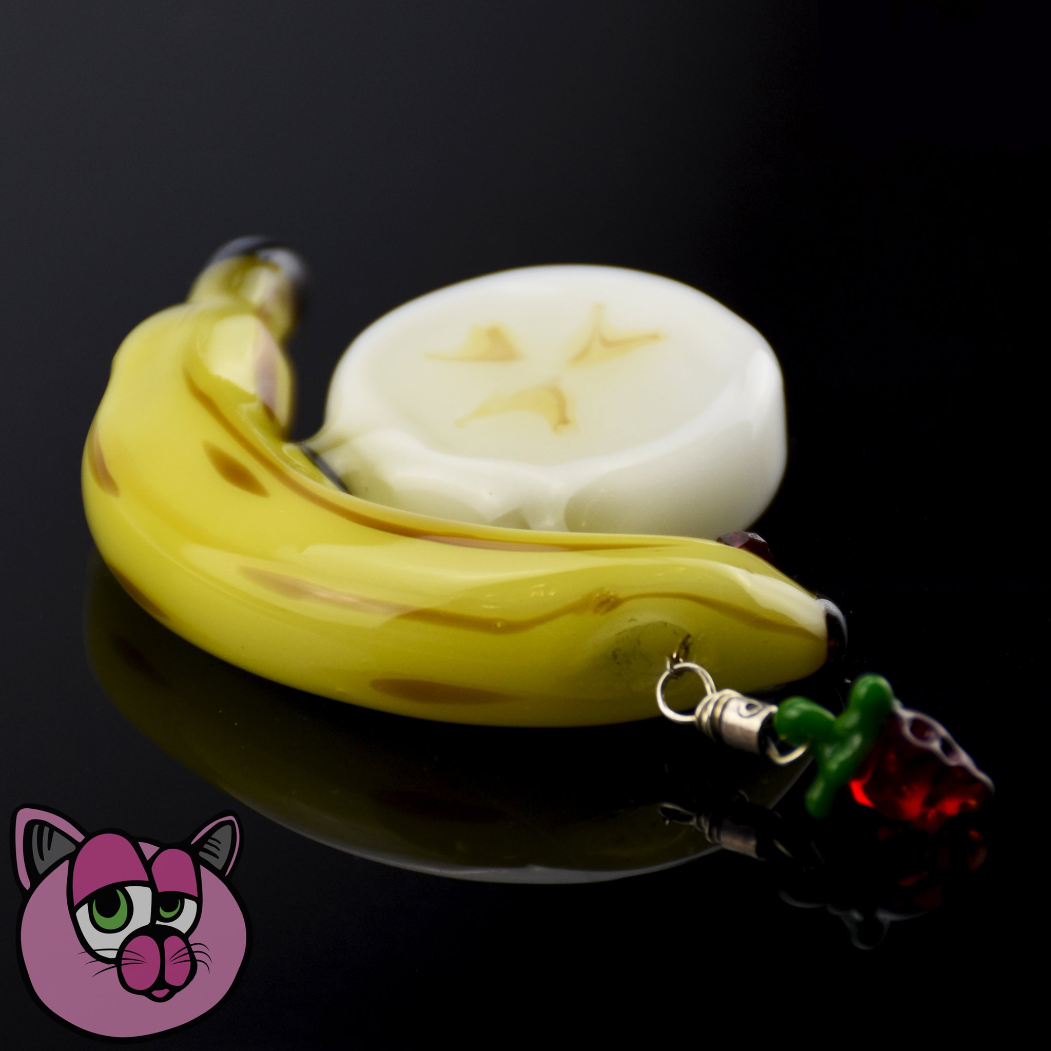 Glass by Boots Banana-Strawberry Pendant