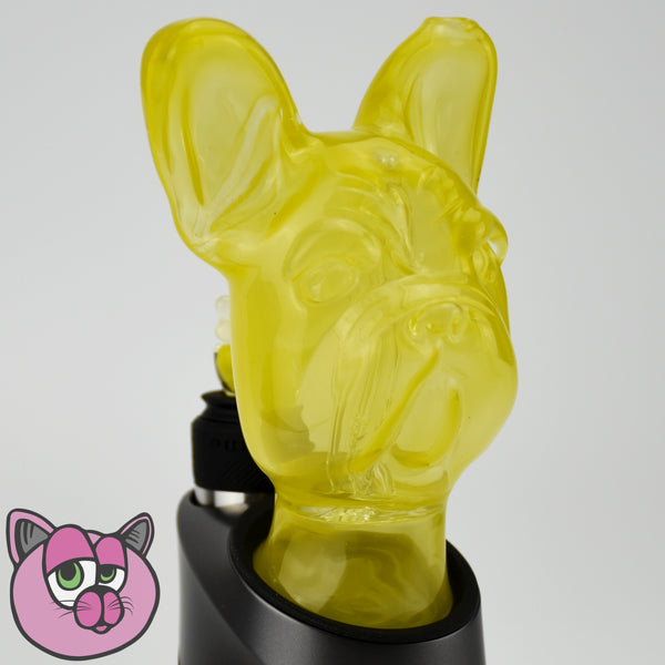 Swanny Frenchie Puffco Top - Ghost Chartreuse