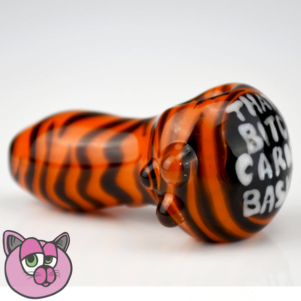 Lazy Glass Tiger Stripe Spoon - That Bitch Carole Baskins