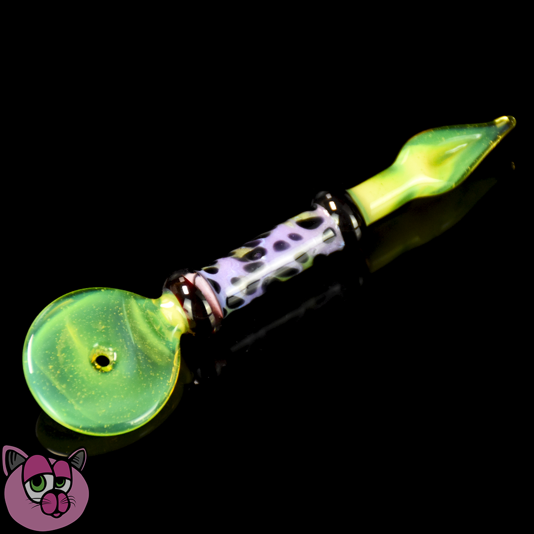 Burkhart Glass Leopard Print Scoop