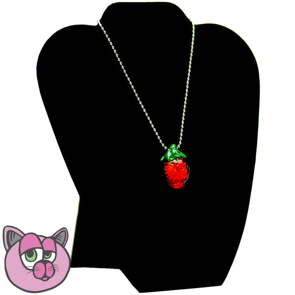 Glass by Boots x Glass by Blake Sunflower Strawberry Pendant