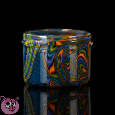 TechNicks Glass Retti-Linework Baller Jar