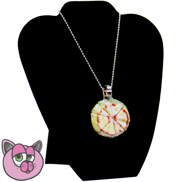 Chad Pieces Cheese Pizza Pendant