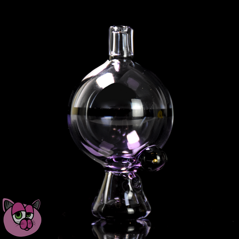 Black Drink Glass Bubble Cap - Gemini / Ninja