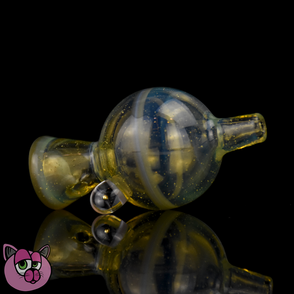Black Drink Glass Bubble Cap - Sunset Slyme / Nautilus (CFL)