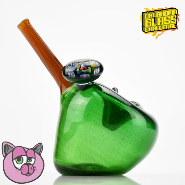 Glass by Boots x Newob Glass x Leary Glass x Jmass Glass Apple Pipe