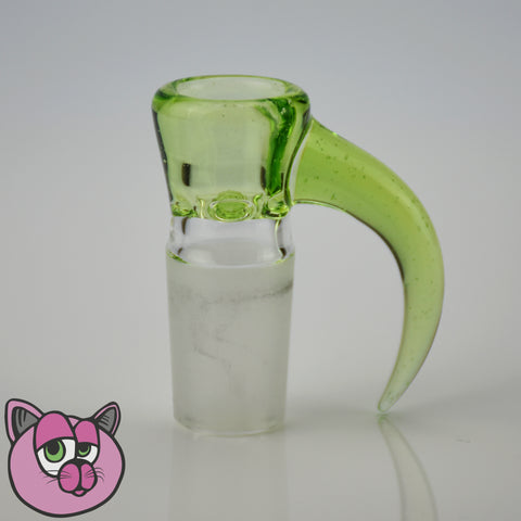 Welch Glass 4-Hole Slide - UV Lime 18mm